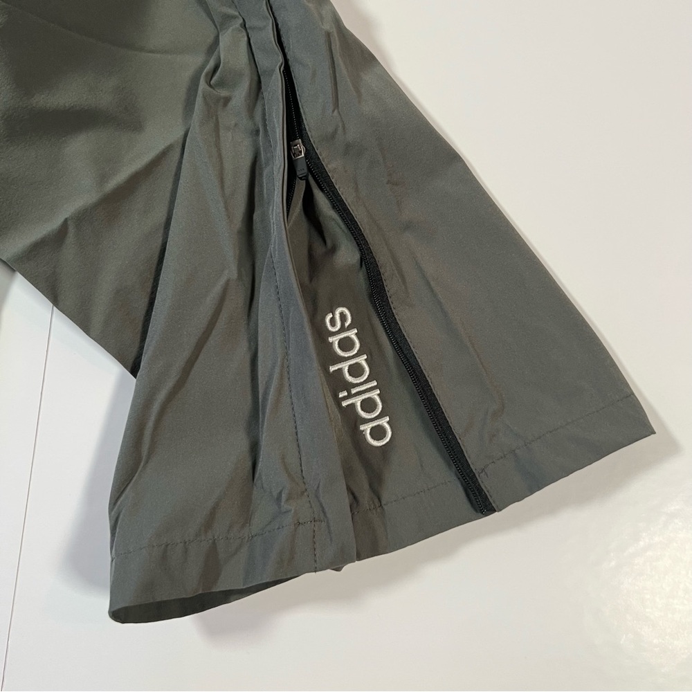 Adidas Originals Gray Track Pants Windbreaker Joggers Size L - Picture 11 of 12